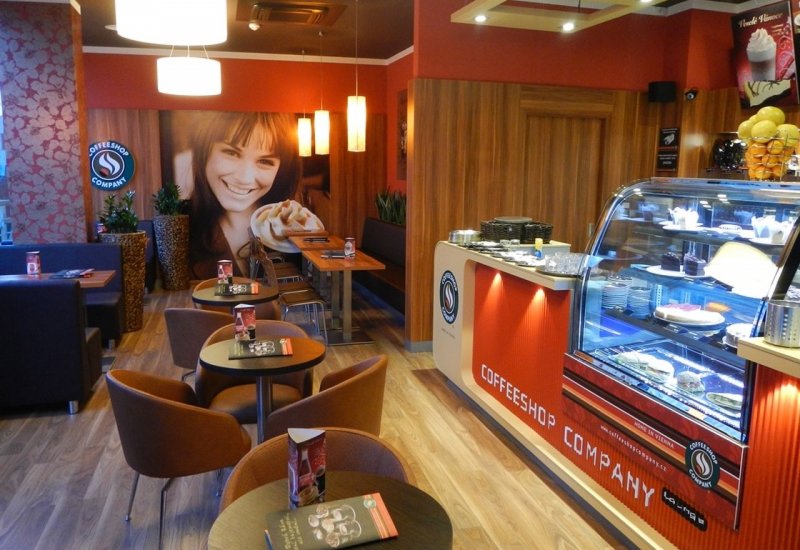 Kavárna Coffeeshop company BC Titanium Brno